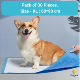 ZOIVANE Training Pads for Dogs - 30 pieces (Pack of 1) | Pets Training Pads, Pee Pads for Dogs, Pee Mat for Dogs, Dog Toilet Mat, Puppy Training Pads, Dog Potty training Pads