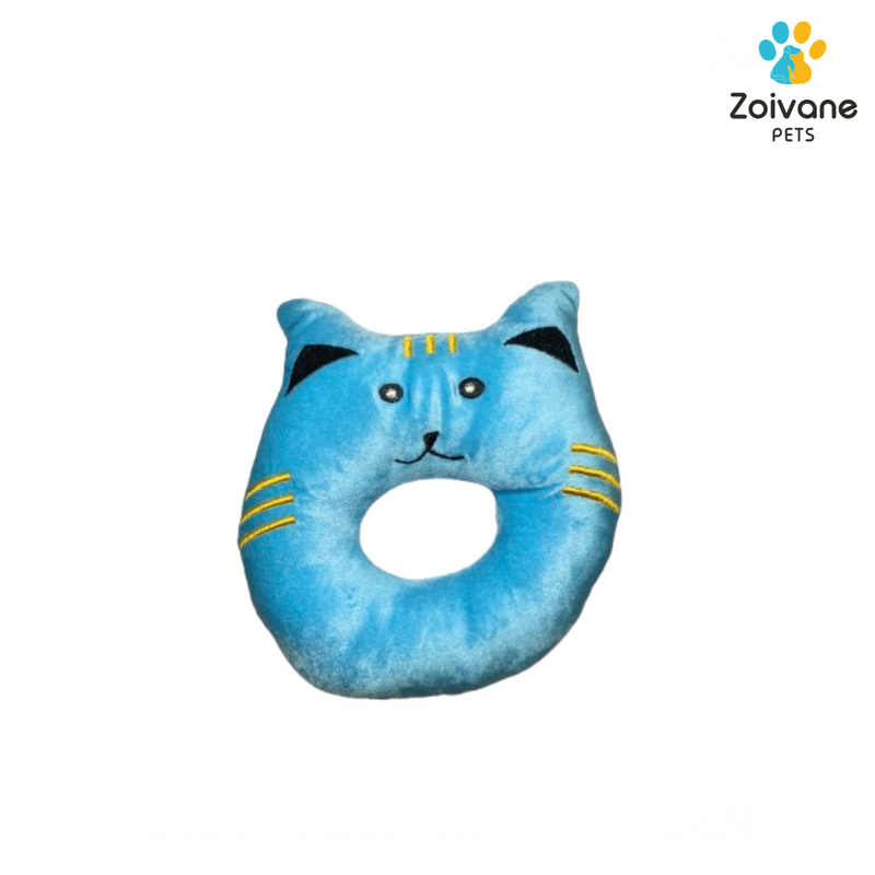 Zoivane Pets Plush Toy "Meow" - pack of 1 (For Your Pet's Playtime)