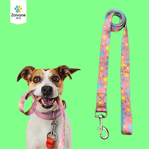 Zoivane Pets Printed Leash For Dogs – Walk in Style! {Patterns May Vary}