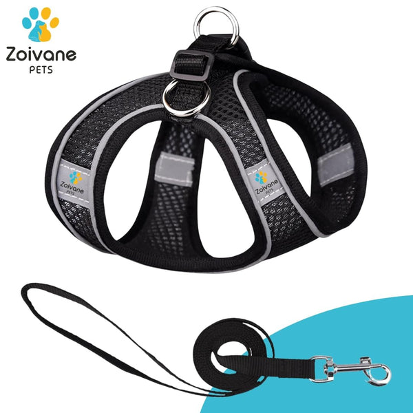 Zoivane Pets Cat Harness - Comfortable and Secure Adjustable Harness for Cats