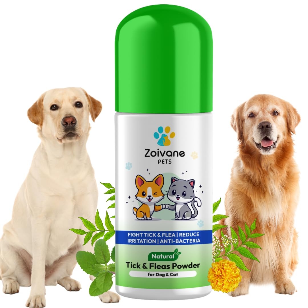 Zoivane Pets Anti-Tick and Flea Powder For Dogs& Cats 150grams