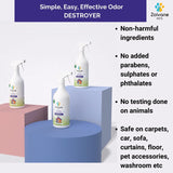 Zoivane pets Fragrance-Free Pet Odor Eliminator Spray - Effective, Non-Toxic, and Safe for All Surfaces