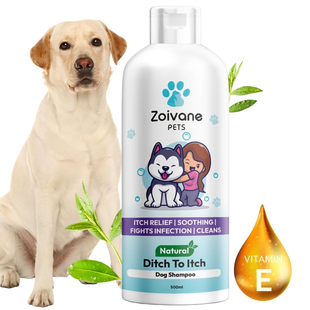 Zoivane Pets Ditch to Itch Dog Shampoo | Anti-Itch Formula for Sensitive Skin