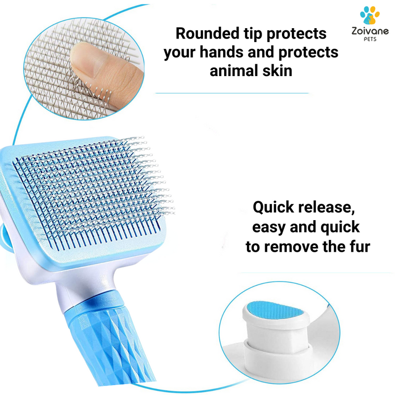 Zoivane Pets Dog Brush Square Shape