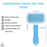 Zoivane Pets Dog Brush Square Shape