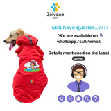 Dog Raincoat XL "Dogs Just Wanna Have Fun!" Printed Dog Raincoat For Dogs, Labrador, Golden Retriever, Shihtzu, German Shepherd & Similar (Pack of 1)