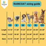 Dog Raincoat XS "Dogs Just Wanna Have Fun!" Printed Dog Raincoat For Puppies, Dogs, Labrador, Golden Retriever, Shihtzu, German Shepherd & Similar Pack of 1