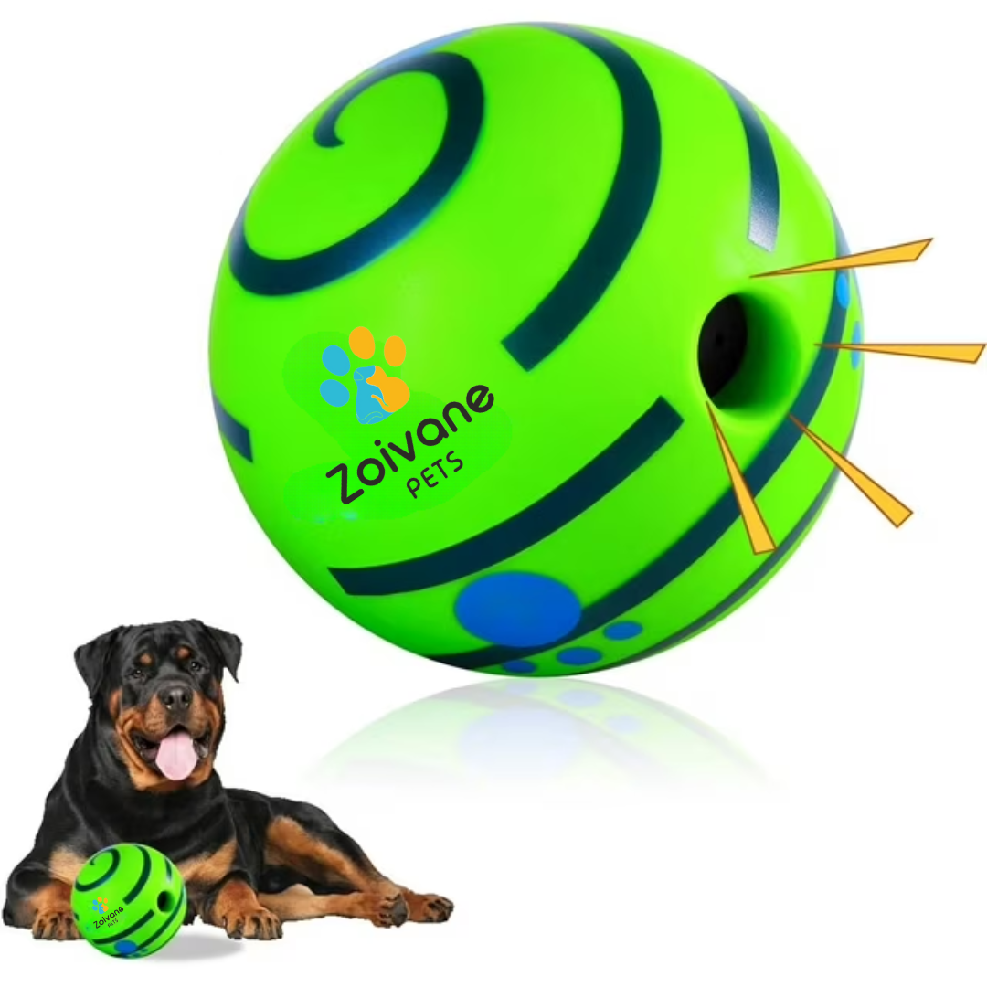 Zoivane Pets Interactive Green Ball For Dogs