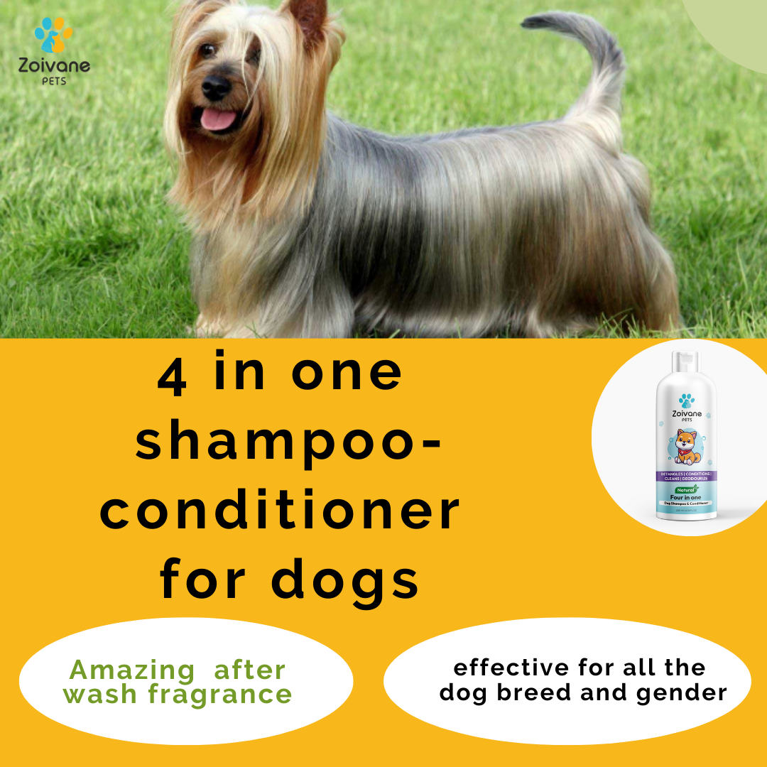 Zoivane Pets 4-in-1 Dog Shampoo-Conditioner