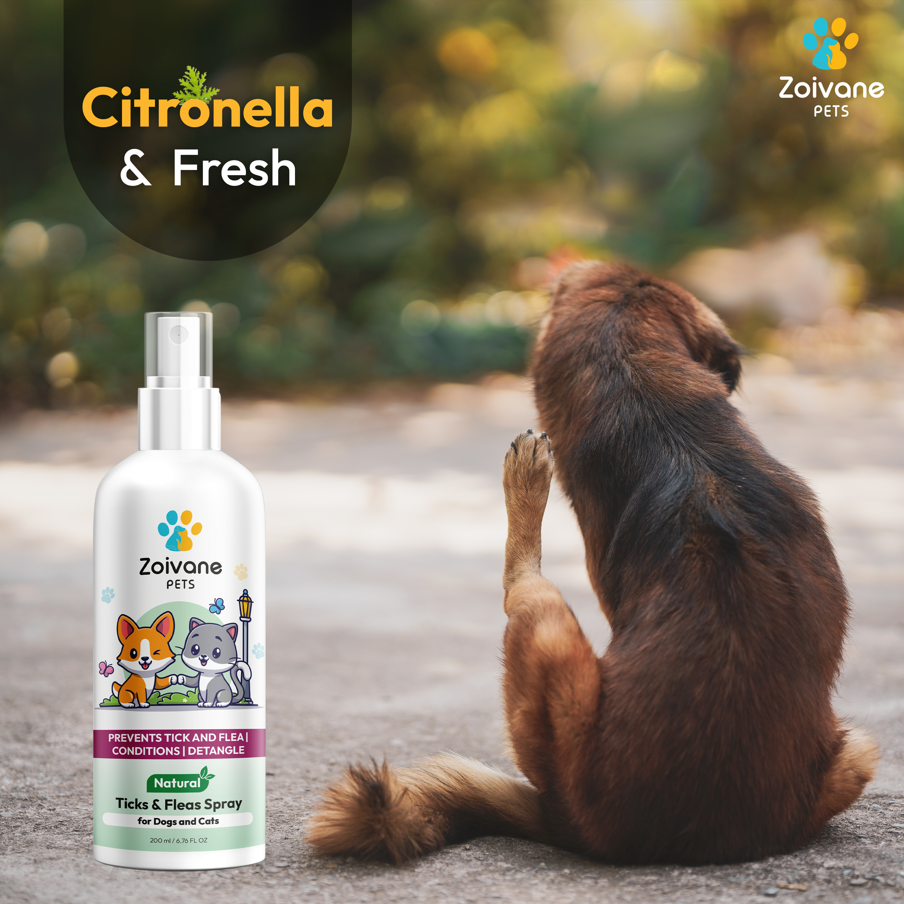 Waterless Shampoo For Dogs & Cats 200ml