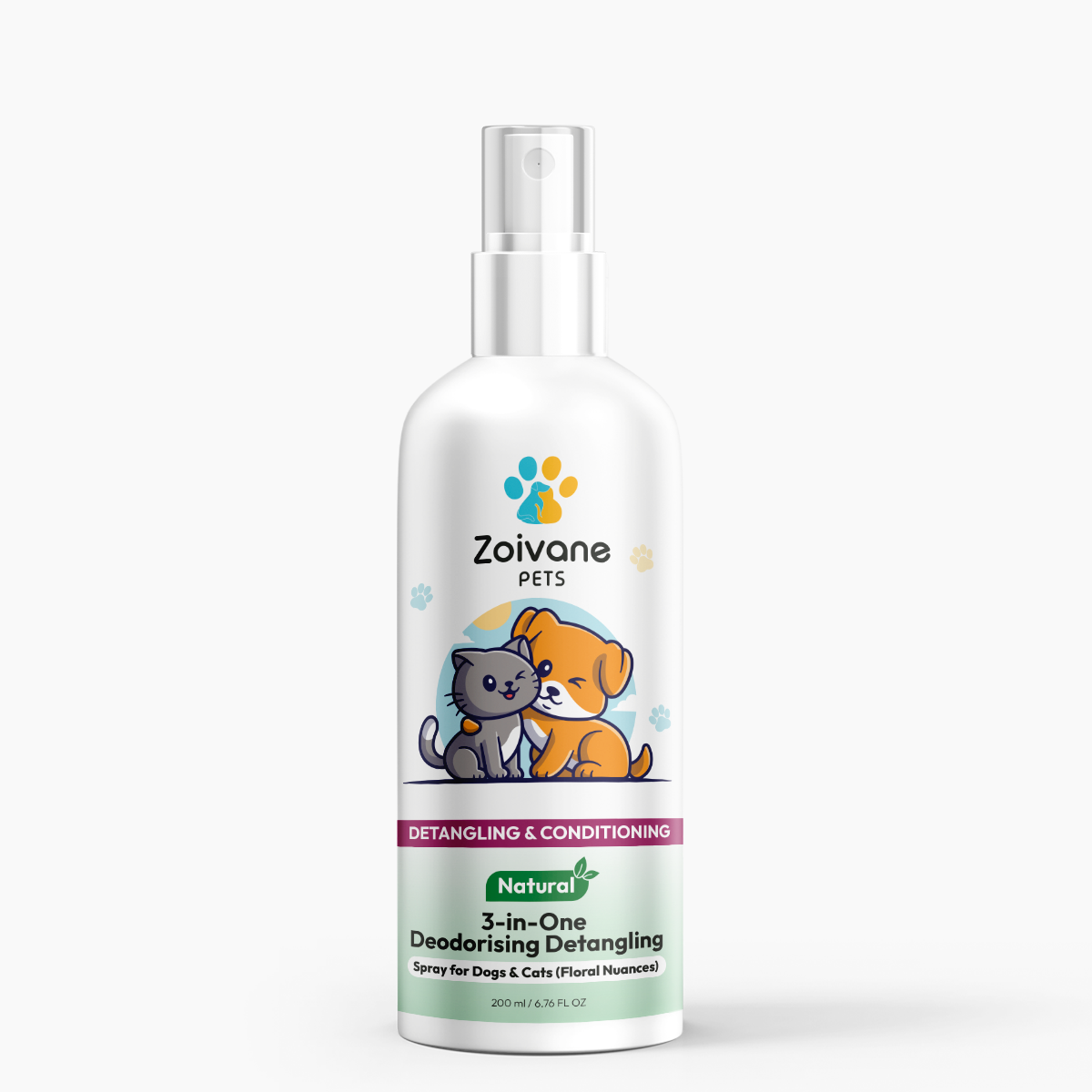 Zoivane Pets 3-in-1 Detangling Deodouring Spray | 100ML